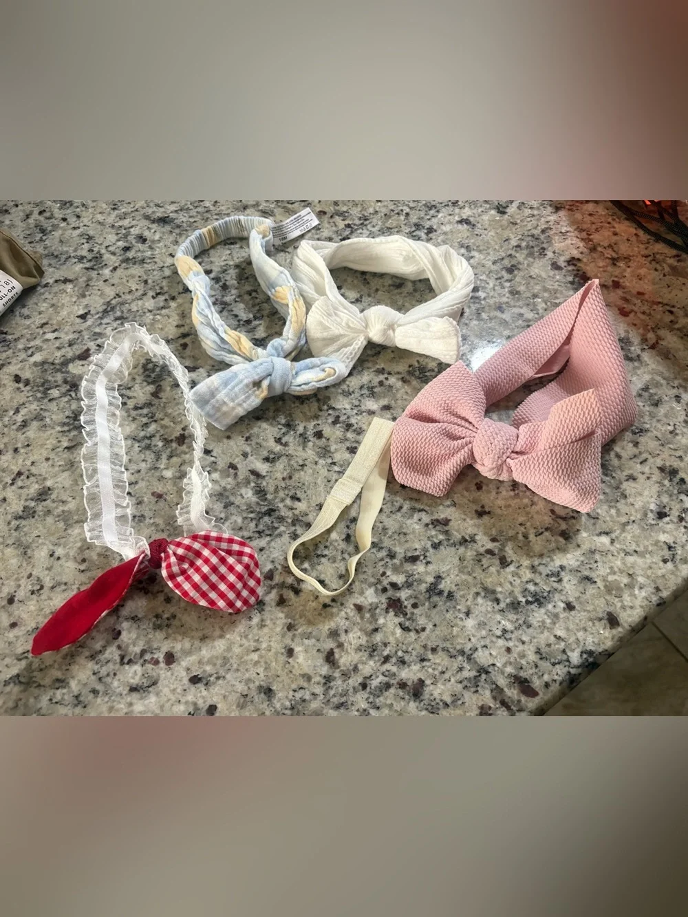 Headband bundle of 5 infant stretchy GUC